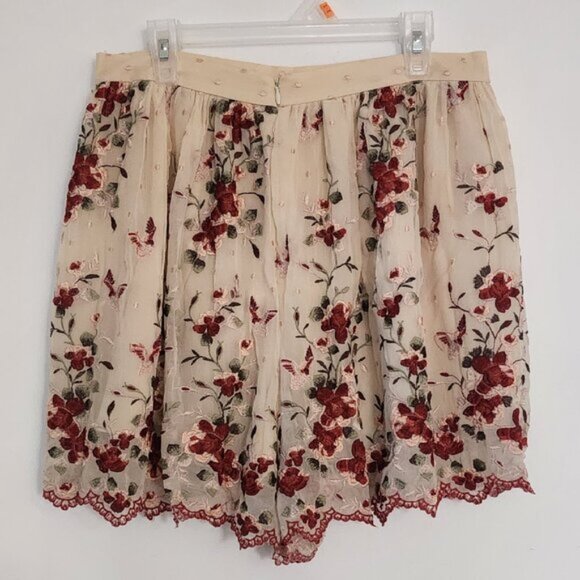 RARE! Zimmerman Sakura Embroidery Shorts S2 b107 - Picture 3 of 6
